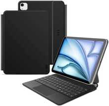 Tech Protect Smartcase Magnetic koos klaviatuuriga, iPad Air 10.9”/11”, must