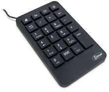 Numbriklahvistik Inter-Tech KB-120, USB, must