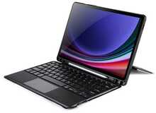 Dux Ducis DK, kokkupandav ümbris juhtmevaba klaviatuuriga, Samsung Tab S9, must