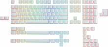Klaviatuurikatte komplekt Glorious PC Gaming Race Aura Keycaps, valge