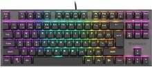 Klaviatuur Genesis THOR 303 TKL, RGB, US, must, juhtmega