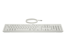 Klaviatuuri ja hiire komplekt HP 225, juhtmega, valge, AW5S6AAABB