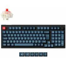 Keychron V5 Max, DE-Layout, Gateron Jupiter Red, must/blaugrau
