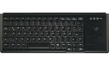 Klaviatuur Cherry Industry 4.0 Compact Ultraflat Trackball, USB, must