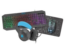 Klaviatuuri komplekt Fury Thunderstreak 3.0, 4in1, must