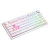 Klaviatuur Savio Phenix, Gateron Red Pro, US, valge