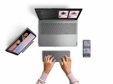Lenovo Multi-Device Wireless Keyboard, US-ENG, Luna Grey