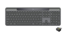 Klaviatuur Logitech Signature Slim Solar+ K980, US International, Graphite