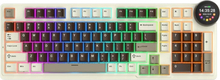 Klaviatuur Royal Kludge N99, 96 proc., Cream Switch, US, Mocha Grey