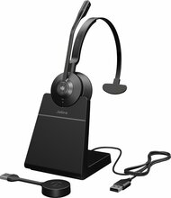 Jabra Engage 55 SE, MS, Mono, USB-A, must, laadimisalusega