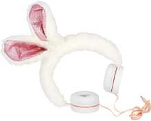 Kõrvaklapid GJBY Plush Rabbit, valge