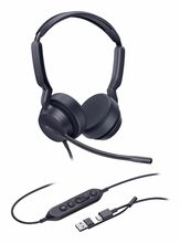 Kõrvaklapid Yealink UH42 Dual UC, USB-C/A, juhtmega
