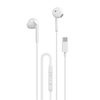 Juhtmega kõrvaklapid Dudao X3C USB-C, valged, 1.2 m