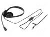 Logilink HS0055 stereokõrvaklapid mikrofoniga, 3,5 mm, must