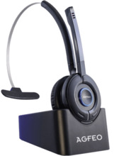 Juhtmevaba peakomplekt AGFEO DECT Headset IP 6101543, must