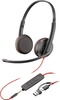 Kõrvaklapid HP Poly Blackwire 3225, stereo, USB-C + 3,5 mm pistik, must