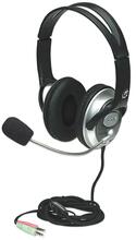 Juhtmega kõrvaklapid mikrofoniga Manhattan Classic Stereo