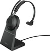 Juhtmevaba peakomplekt Jabra Evolve2 65 MS Mono, USB-A, Bluetooth, must