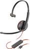 Kõrvaklapid HP Poly Blackwire 3210, monaural, USB-C, must