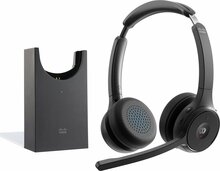 Juhtmevabad kõrvaklapid Cisco Headset 722 Wireless Dual On-Ear Bluetooth, Carbon Black, HS-WL-722-BUNAS-C