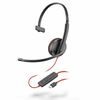 Juhtmega kõrvaklapid Plantronics Blackwire C3210, USB-C, must
