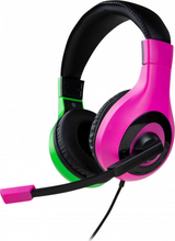 Juhtmega mänguri kõrvaklapid Bigben Wired Headphones For Nintendo Switch, roosa/roheline/must