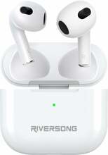 Juhtmevabad kõrvaklapid Riversong Airfly L3, valged