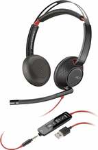 Juhtmega kõrvaklapid Plantronics Blackwire C5220, must