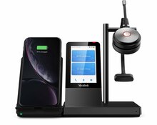 Yealink WH66 DECT, mono, juhtmevabad kõrvaklapid, must