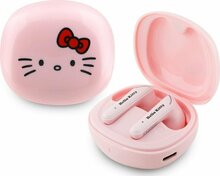Juhtmevabad kõrvaklapid Hello Kitty O Glossy Finish TWS, roosad