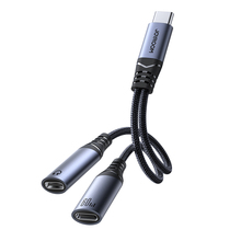 Heliadapter Joyroom SY-C03 USB-C – 2x USB-C 2in1 DAC, must