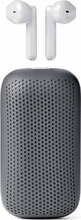 Juhtmevabad kõrvaklapid Lexon Speakerbuds LA127G, valge/hall