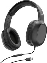 Hama Fun C, over ear kõrvaklapid mikrofoniga, must