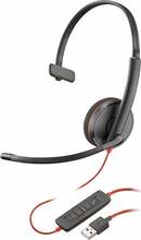 Juhtmega kõrvaklapid Poly Blackwire 3210, must