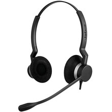 Kõrvaklapid Jabra Biz 2300 QD Duo, juhtmega, must