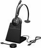 Juhtmevaba peakomplekt Jabra Engage 55 SE, Mono, USB-C, MS, laadimisalusega, must