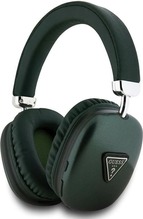 Juhtmevabad kõrvaklapid Guess BT Saffiano Metallic Triangle Logo, khaki