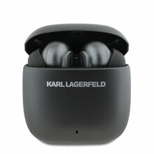 Juhtmevabad kõrvaklapid Karl Lagerfeld Metal Printed Logo ANC/ENC TWS, must