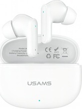 Juhtmevabad kõrvaklapid Usams E05 TWS Bluetooth 6.0, valged