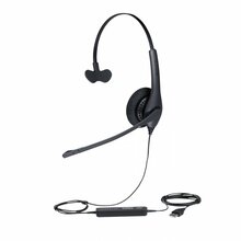 Kõrvaklapid mikrofoniga Jabra BIZ 1500 Mono USB, must