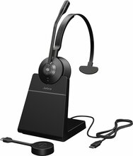Juhtmevaba peakomplekt Jabra Engage 55 SE, Mono, USB-C, MS, laadimisalusega, must
