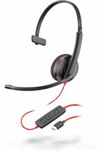 Juhtmega kõrvaklapid Poly Blackwire C3215, must