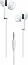 Juhtmega kõrvaklapid 2GO In Ear Stereo, valged