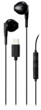 Juhtmega kõrvaklapid Streetz C210-BLK, USB-C, must