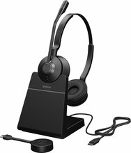Kõrvaklapid Jabra Engage 55 SE, USB-C, Stereo, laadimisjaamaga, must