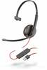 Kõrvaklapid Poly Blackwire C3210 USB Type-A Black-Red, 209744-104