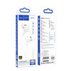 HOCO M113 Clear universaalsed kõrvaklapid mikrofoniga, valged