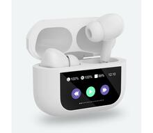 Juhtmevabad kõrvaklapid Platinet TWS puuteekraaniga, Bluetooth 5.4, 300mAh, ANC, valged