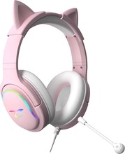 Subsonic Spectra LED mängurikõrvaklapid, roosa