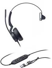 Peakomplekt Yealink UH46 Mono Teams, USB-C/USB-A, must